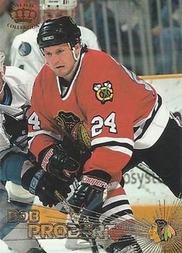 #290 Bob Probert - Chicago Blackhawks - 1997-98 Pacific Crown Hockey