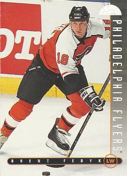 #290 Brent Fedyk - Philadelphia Flyers - 1995-96 Leaf Hockey