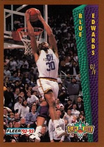 #290 Blue Edwards - Milwaukee Bucks - 1992-93 Fleer Basketball