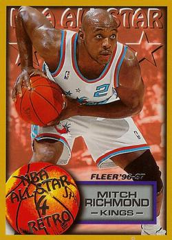 #290 Mitch Richmond - Sacramento Kings - 1996-97 Fleer Basketball