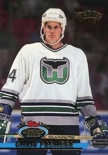 #290 Chris Pronger - Hartford Whalers - 1993-94 Stadium Club Hockey