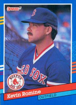 #290 Kevin Romine - Boston Red Sox - 1991 Donruss Baseball