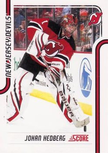 #290 Johan Hedberg - New Jersey Devils - 2011-12 Score Hockey