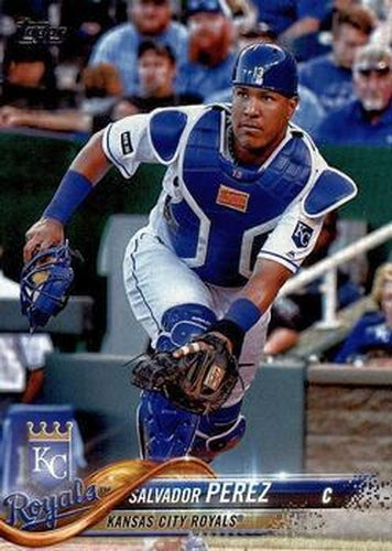 #290 Salvador Perez - Kansas City Royals - 2018 Topps Baseball