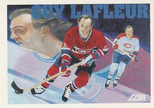 #291 Guy Lafleur - 1991-92 Score Canadian Hockey