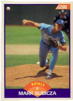 #291 Mark Gubicza - Kansas City Royals - 1989 Score Baseball