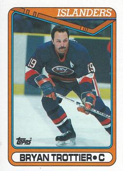 #291 Bryan Trottier - New York Islanders - 1990-91 Topps Hockey