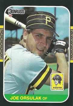 #291 Joe Orsulak - Pittsburgh Pirates - 1987 Donruss Baseball