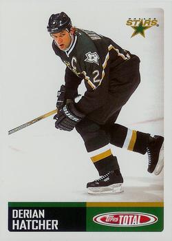 #291 Derian Hatcher - Dallas Stars - 2002-03 Topps Total Hockey