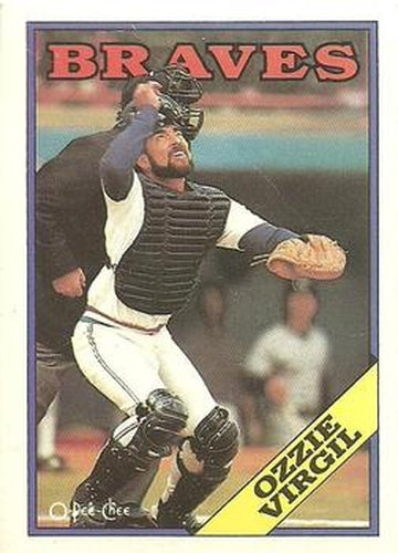 #291 Ozzie Virgil - Atlanta Braves - 1988 O-Pee-Chee Baseball