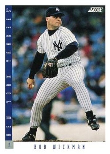 #291 Bob Wickman - New York Yankees - 1993 Score Baseball