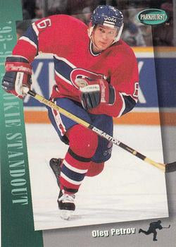 #291 Oleg Petrov - Montreal Canadiens - 1994-95 Parkhurst Hockey