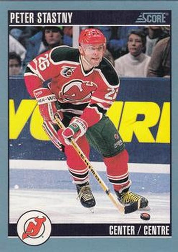 #291 Peter Stastny - New Jersey Devils - 1992-93 Score Canadian Hockey