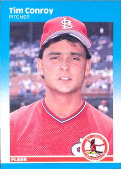 #291 Tim Conroy - St. Louis Cardinals - 1987 Fleer Baseball
