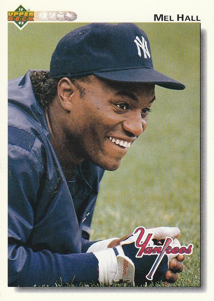 #291 Mel Hall - New York Yankees - 1992 Upper Deck Baseball