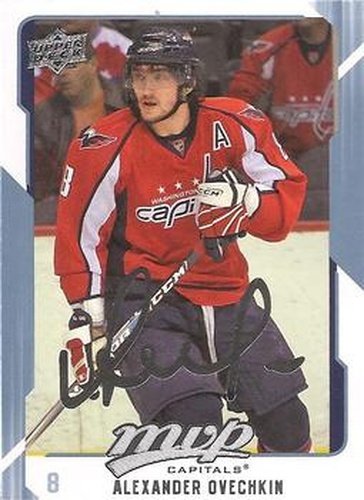 #291 Alexander Ovechkin - Washington Capitals - 2008-09 Upper Deck MVP Hockey