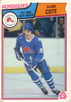 #291 Alain Cote - Quebec Nordiques - 1983-84 O-Pee-Chee Hockey