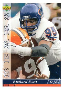 #291 Richard Dent - Chicago Bears - 1993 Upper Deck Football