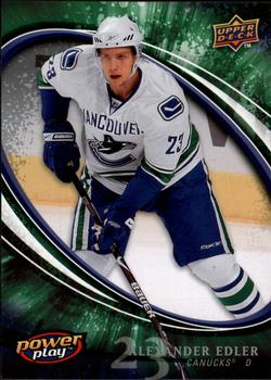 #291 Alexander Edler - Vancouver Canucks - 2008-09 Upper Deck Power Play Box Set Hockey