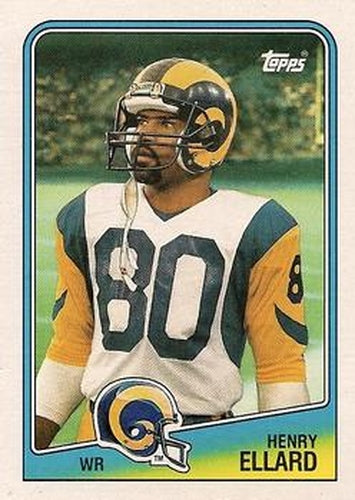 #291 Henry Ellard - Los Angeles Rams - 1988 Topps Football