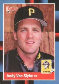 #291 Andy Van Slyke - Pittsburgh Pirates - 1988 Donruss Baseball