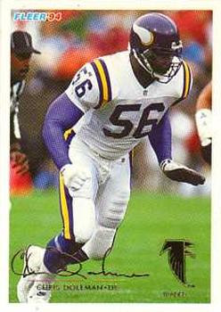 #291 Chris Doleman - Atlanta Falcons - 1994 Fleer Football