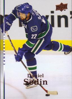#291 Daniel Sedin - Vancouver Canucks - 2007-08 Upper Deck Hockey