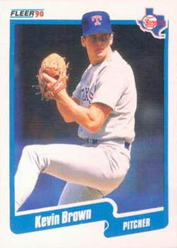 #291 Kevin Brown - Texas Rangers - 1990 Fleer USA Baseball