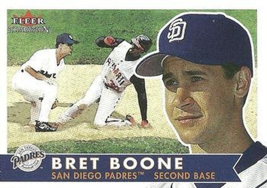 #291 Bret Boone - San Diego Padres - 2001 Fleer Tradition Baseball
