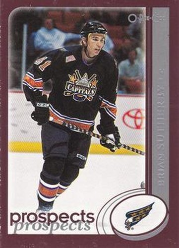 #291 Brian Sutherby - Washington Capitals - 2002-03 O-Pee-Chee Hockey