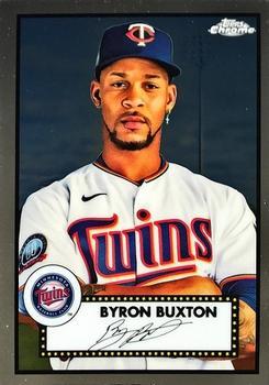 #291 Byron Buxton - Minnesota Twins - 2021 Topps Chrome Platinum Anniversary Baseball