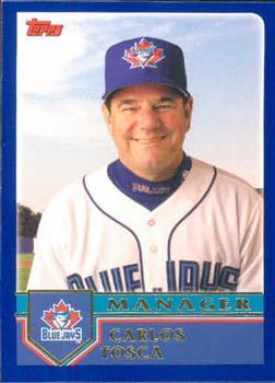 #291 Carlos Tosca - Toronto Blue Jays - 2003 Topps Baseball