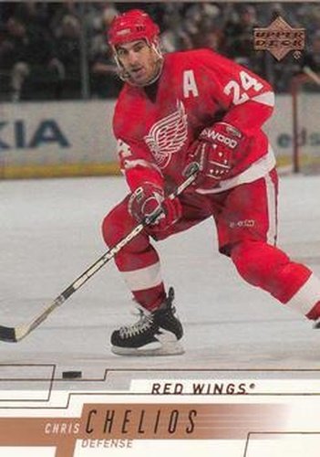 #291 Chris Chelios - Detroit Red Wings - 2000-01 Upper Deck Hockey