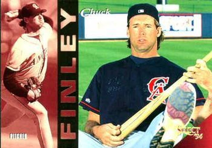 #291 Chuck Finley - California Angels - 1994 Select Baseball