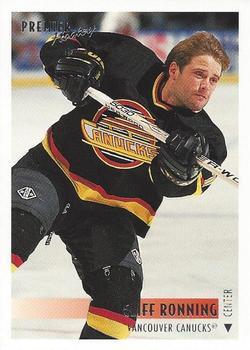 #291 Cliff Ronning - Vancouver Canucks - 1994-95 Topps Premier Hockey
