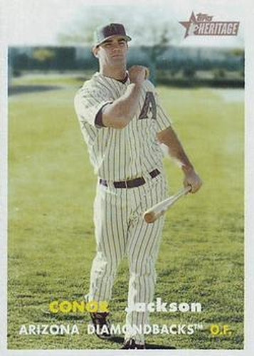 #291 Conor Jackson - Arizona Diamondbacks - 2006 Topps Heritage Baseball