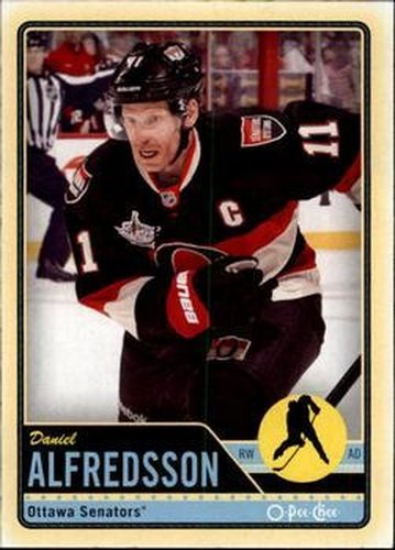 #291 Daniel Alfredsson - Ottawa Senators - 2012-13 O-Pee-Chee Hockey