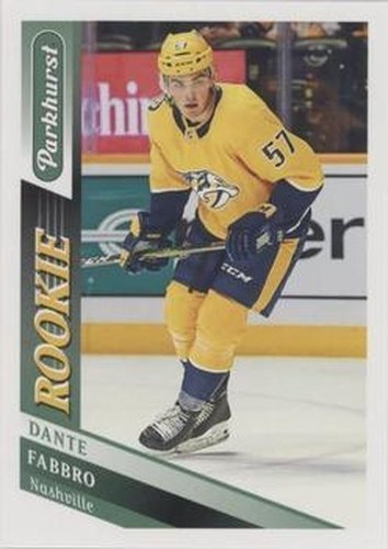 #291 Dante Fabbro - Nashville Predators - 2019-20 Parkhurst Hockey