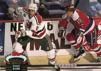 #291 Dave Barr - New Jersey Devils - 1992-93 Stadium Club Hockey
