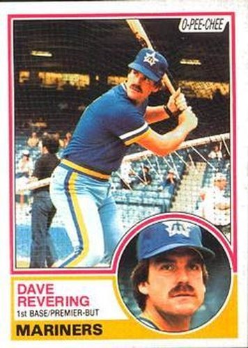 #291 Dave Revering - Seattle Mariners - 1983 O-Pee-Chee Baseball