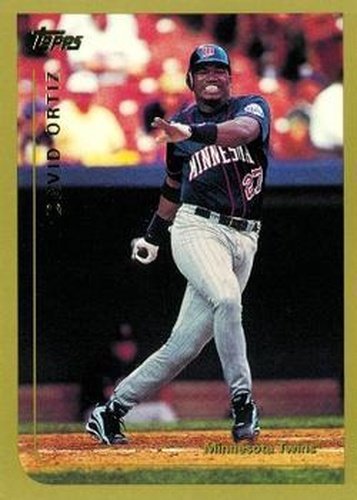 #291 David Ortiz - Minnesota Twins - 1999 Topps Baseball
