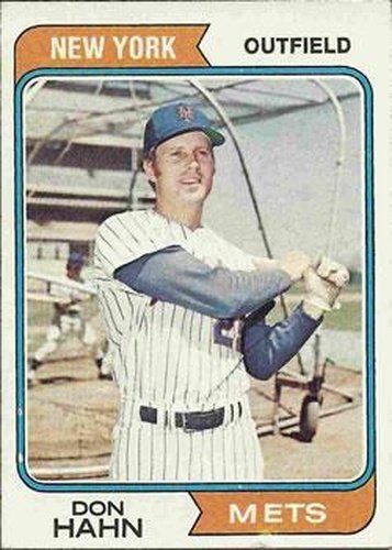 #291 Don Hahn - New York Mets - 1974 Topps Baseball