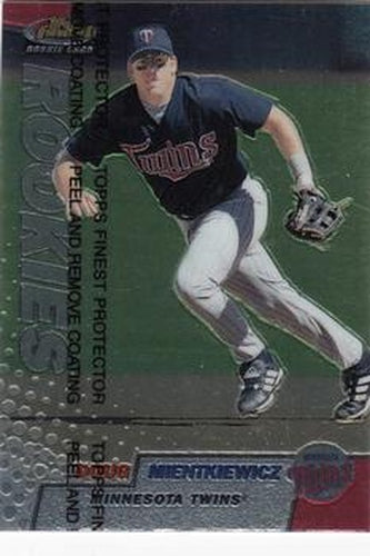 #291 Doug Mientkiewicz - Minnesota Twins - 1999 Finest Baseball
