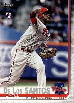 #291 Enyel De Los Santos - Philadelphia Phillies - 2019 Topps Baseball