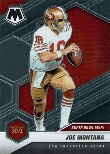 #291 Joe Montana - San Francisco 49ers - 2021 Panini Mosaic Football