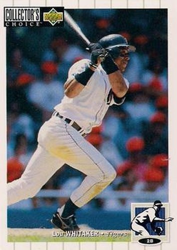 #291 Lou Whitaker - Detroit Tigers - 1994 Collector's Choice Baseball