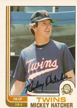 #291 Mickey Hatcher - Minnesota Twins - 1982 O-Pee-Chee Baseball