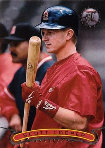 #291 Scott Cooper - St. Louis Cardinals - 1996 Stadium Club Baseball