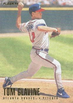 #291 Tom Glavine - Atlanta Braves - 1996 Fleer Baseball