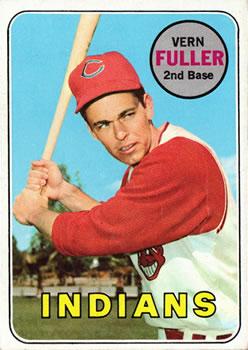 #291 Vern Fuller - Cleveland Indians - 1969 Topps Baseball